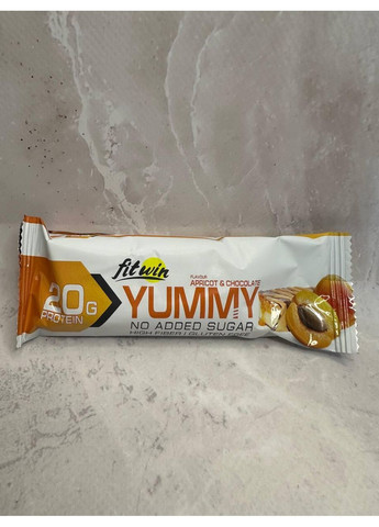 Батончик YummY FitWin абрикос и шоколад без сахара, 55 г No Brand (365820432)