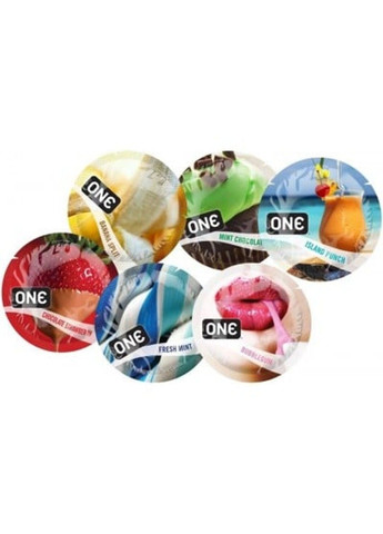Презерватив оральный Flavor Waves мята с шоколадом ( Цена за 5 шт) One (289465802)