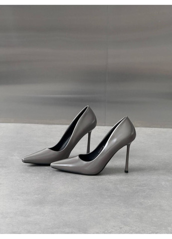 Helen Елегантні графітові туфлі на високому підборі графітовий з штучна шкіра, україна — (353966505)