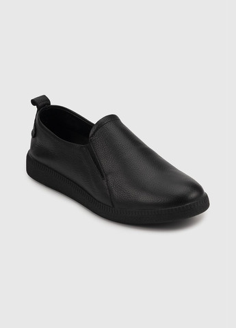 Черные слипоны женские 164-02 черный (2000990502445a) shop (2000990502445) Stepln