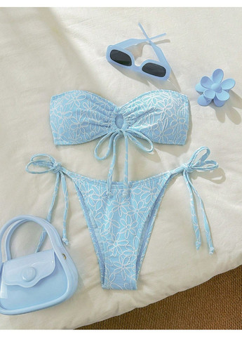 Синій літній купальник SHEIN