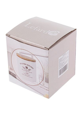 Банка для сыпучих продуктов Country Kitchen 10 x 11 см 620 мл (940-299) Lefard (323100012)