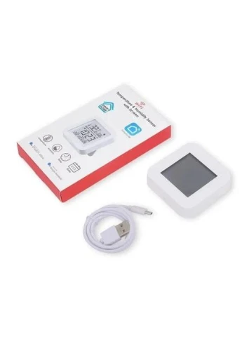 Датчик температуры и влажности умный термо-гигрометр TH06 Wi-Fi 5V USB TUYA (390183144)