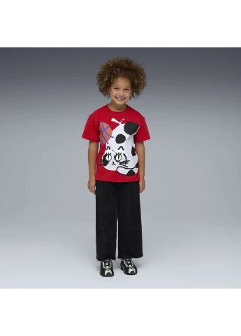 Червона літня футболка sporty cats relaxed red 634549-11 Puma