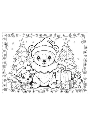 Різдвяна розмальовка. Ялинка Талант (370076871)