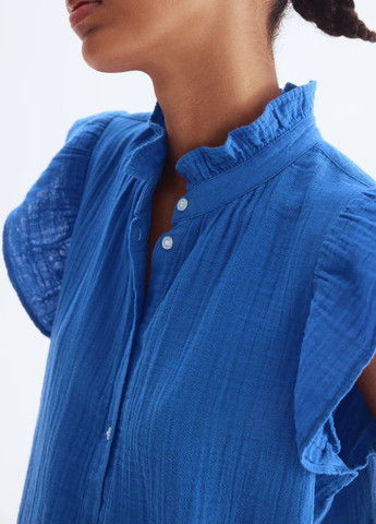 Синяя блуза H&M