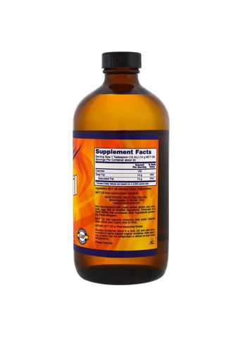 Масло МСТ, MCT Oil, Sports, 473 мл Now Foods (366734623)