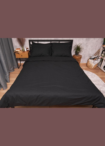 Комплект постельного белья Бязь Gold Люкс двуспальный 175х210 наволочки 4х50х70 (MS-820002983) Moon&Star Black (288044309)