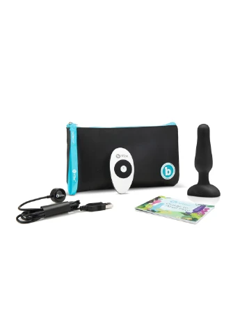Анальна пробка з вібрацією та пультом Novice Plug, чорна - CherryLove B-Vibe (293819461)