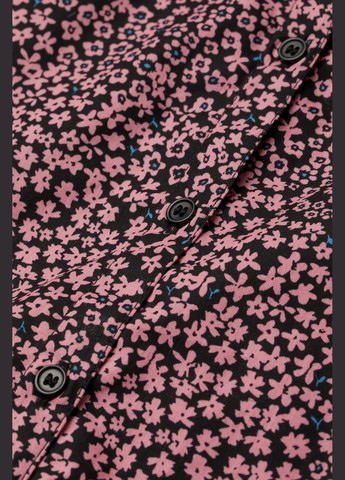 Блузка бавовняна для дівчинки 0925542-001 рожевий H&M (269692244)