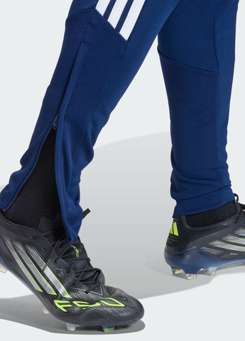 Синие спортивные демисезонные брюки adidas