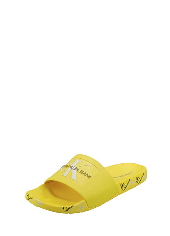 Желтые шлепанцы varen 52-6 жёлтый Calvin Klein