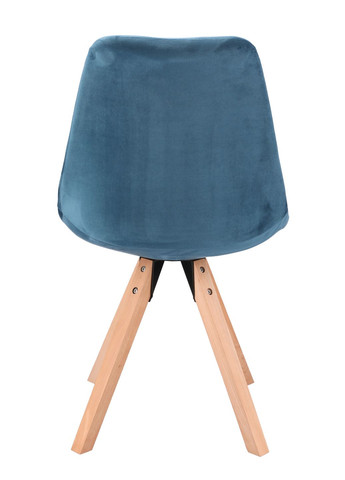 Стул Saida в скандинавском стиле с деревянными ножками аквамарин Jumi (361952952)