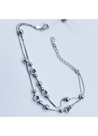 Браслет срібний "Кульки" 17+3 3,85 г No Brand (370565293)