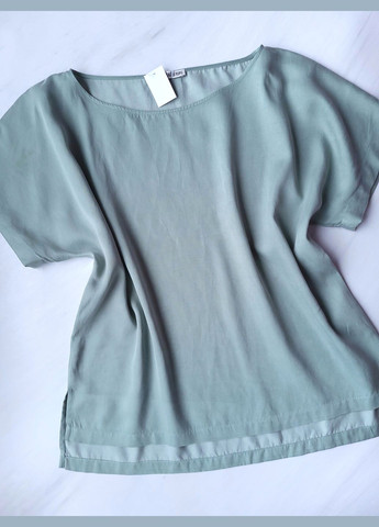 М'ятна блузка жіноча oversize однотонна No Brand