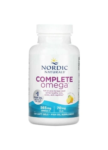 Омега 3-6-9 Complete Omega Лимон 120 капсул Nordic Naturals (385403698)