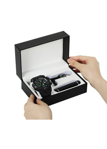 Мужские наручные часы Box Peremoga Light с компасом + подарочный набор Besta (315705020)