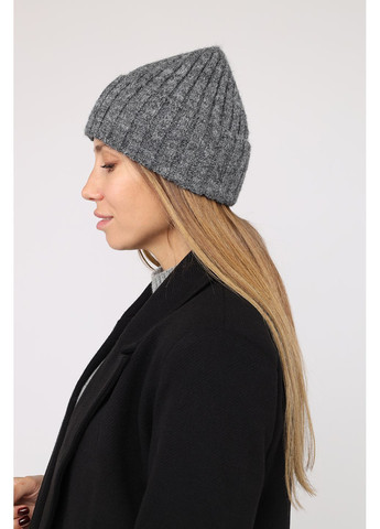 Шапка жіноча колір сірий ЦБ-00280597 Yuki (362895782)