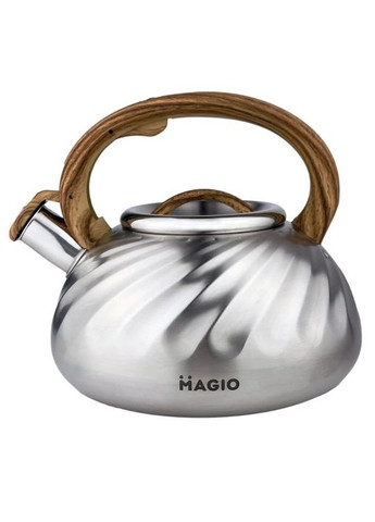 Чайник MG-1194 3 л со свистком, чайник со свистком для индукционной плиты, чайник газовый Magio (364664795)