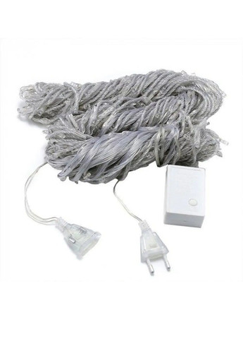 Гірлянда штора водоспад світлодіодна новорічна з роботою від мережі контролером 2х1,5 м 320 лампочок (481883-Prob) Різнобарвна Unbranded (367775609)