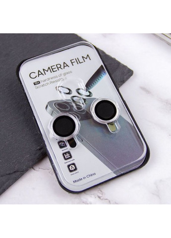 Захисне скло Metal Classic на камеру (у упак.) для Apple iPhone 15 (6.1") / 15 Plus (6.7") Срібний Epik (372020665)