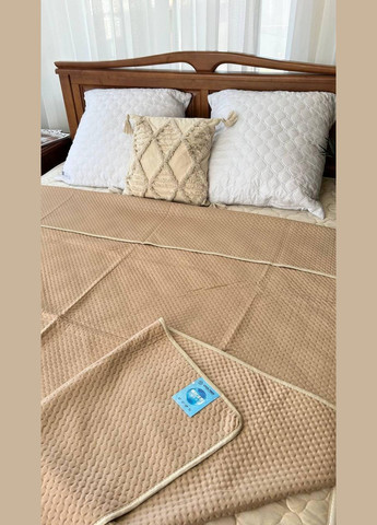 Тонкое летнее одеяло-покрывало охлаждающее 150х200 Беж (П4К-pokruvalo-holodok-002) No Brand (306633241)