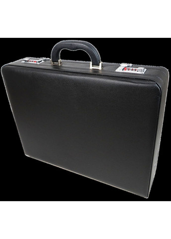 Класичний кейс, дипломат з еко шкіри Portfolio чорний No Brand (361157100)