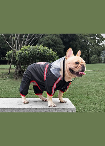 Дождевик для собак с капюшоном dog face S размер No Brand (299840192)