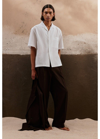 Белая классическая рубашка H&M