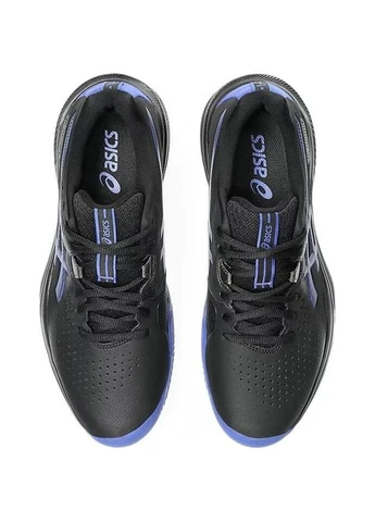 Черные кроссовки теннисные черно-синие 1041a508-001 Asics GEL-CHALLENGER 15 CLAY