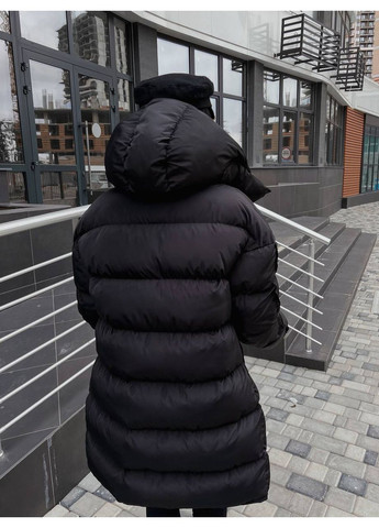 Черный зимний Пуховик No Brand