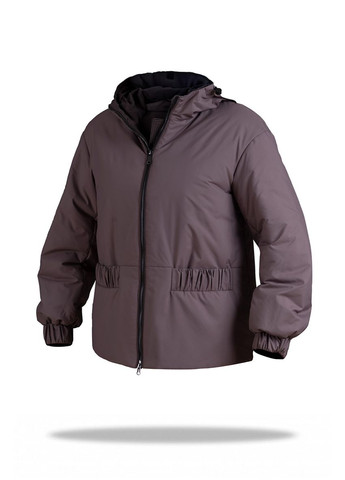 Коричневая куртка женская nf 10057 коричневая Freever