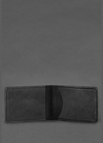 Шкіряна обкладинка на посвідчення військового волонтера Чорна (A-029142) BlankNote (330828814)