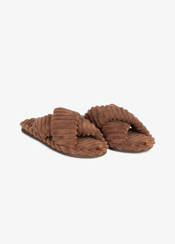 Коричневые тапочки женские 13242-13243-13244 Twins