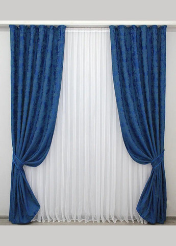 Набор шторы для спальни жаккард 300x270 см (Е101103B-32) No Brand (306633481)