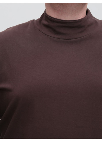 Водолазка чоловіча коричнева тонка пряма Whitney Пряма однотонний коричневий повсякденні бавовна