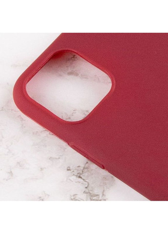 Силиконовый чехол Candy для Apple iPhone 13 (6.1") Бордовый Epik (372499491)