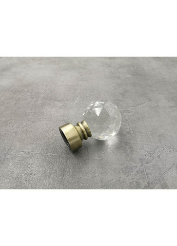 Карниз Люмієра кручена штанга одинарний відкритий 25 мм 300 см Антик Quadrum (352778363)