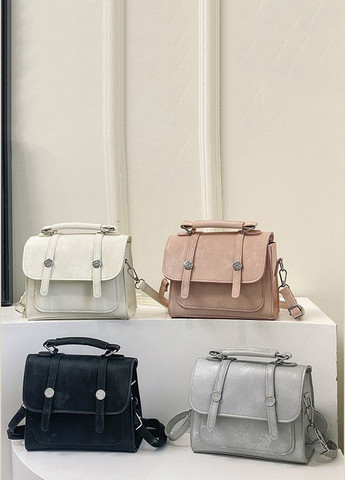 Жіноча сумка 9648 крос-боді рожева No Brand (303323099)