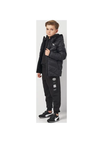 Черная пуховик подростковый черный 589565-01 Puma PACKLITE DOWN