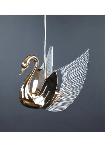 Люстра світлодіодна підвісна LED світильник для квартири на стелю ледве 26627 Золото 30-150х17х18 см. Sunnysky (324395662)