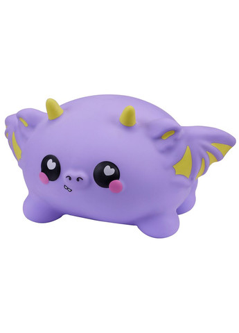 Игрушка-антистресс Snugzees Дракон Паффин коллекционная фиолетовая (8234) Smooshzees 08234 (346070900)