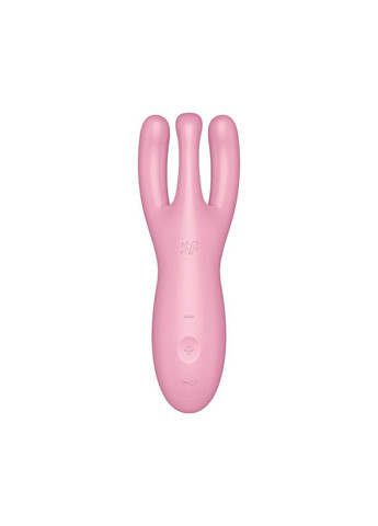 Клиторальный смарт вибратор Threesome 4 Pink с тремя пальчиками CherryLove Satisfyer (283251349)