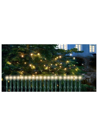 Світлодіодна гірлянда тепле світло від мережі 10+10 м комбінований Livarno home (362448278)