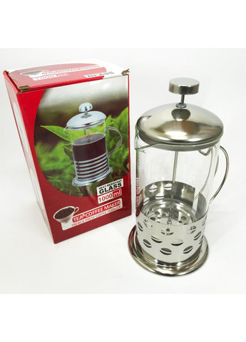 Заварник френч-пресс UN-1154 1 л, Красивый заварник, Заварочник для кухни, Френчпрес Unique (365812972)