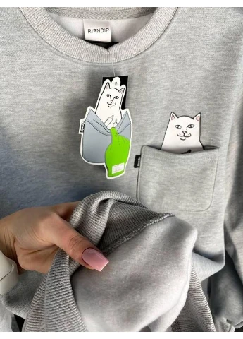 Сірий світшот Ripndip (381088184)