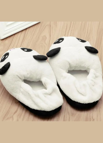 Белые тапки, тапочки мягкие "панда" No Brand