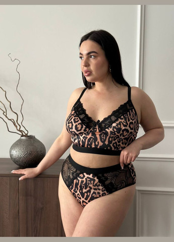 Чорний демісезонний звабливий та зручний комплектик лео Vakko