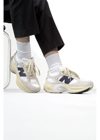 КРОСІВКИ ЖІНОЧІ NEW BALANCE WARPED RUNNER BEIGE / WHITE НЬЮ БЕЛАНС No Brand білі демісезони (367171636)