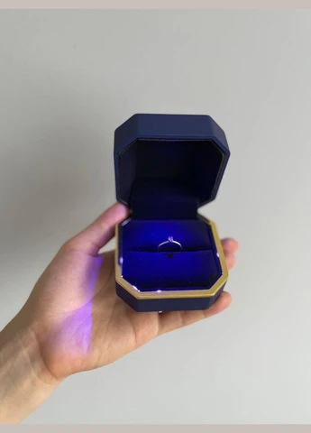 Коробочка для кольца с подсветкой Коробочка для кольца Коробочка для предложения Футляр для кольца No Brand (338436961)